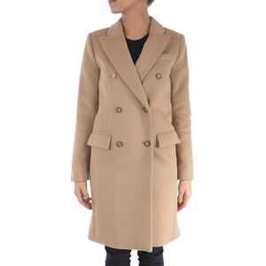 Michael Kors Camel Wool-Blend Jacket